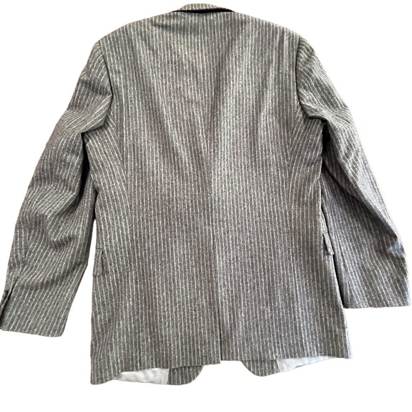 Hart Schaffner & Marx sz 42L gray pinstripe suit jacket blazer - Picture 2 of 16